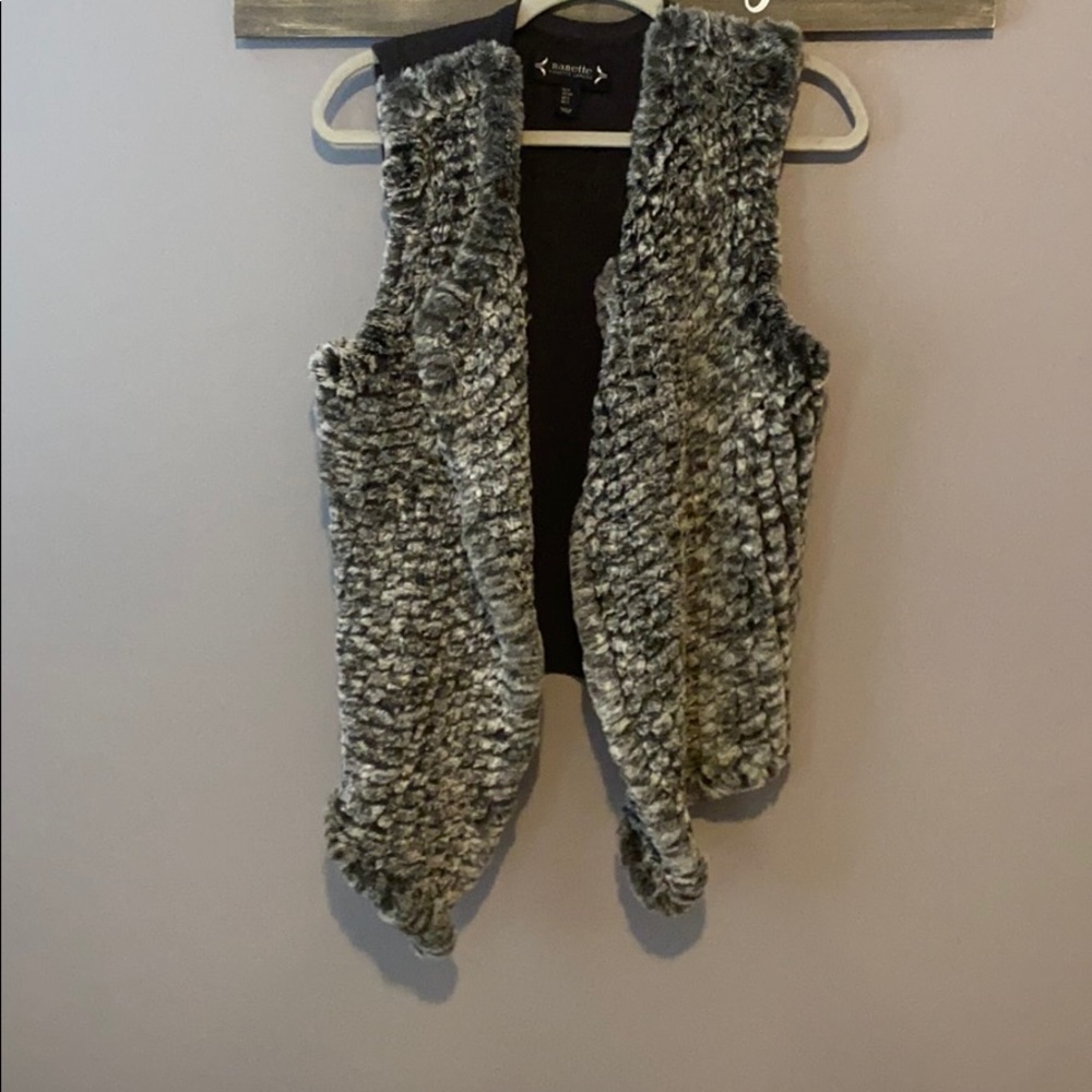 Fur fall vest